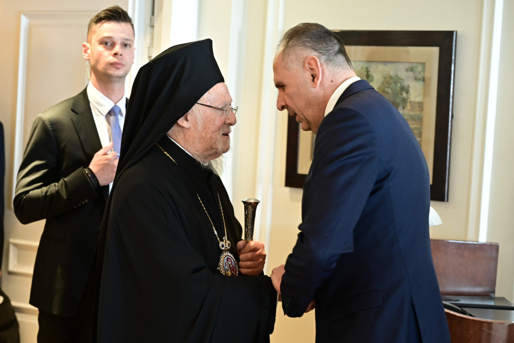 Επίσημο γεύμα του Γιώργου Γεραπετρίτη προς τιμήν του Οικουμενικού Πατριάρχη Βαρθολομαίου (photos)