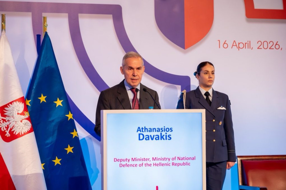 Συνάντηση ΥΦΕΘΑ Θανάση Δαβάκη με τον Υφυπουργό Εθνικής Άμυνας της  Πολωνίας Pawel Zalewski