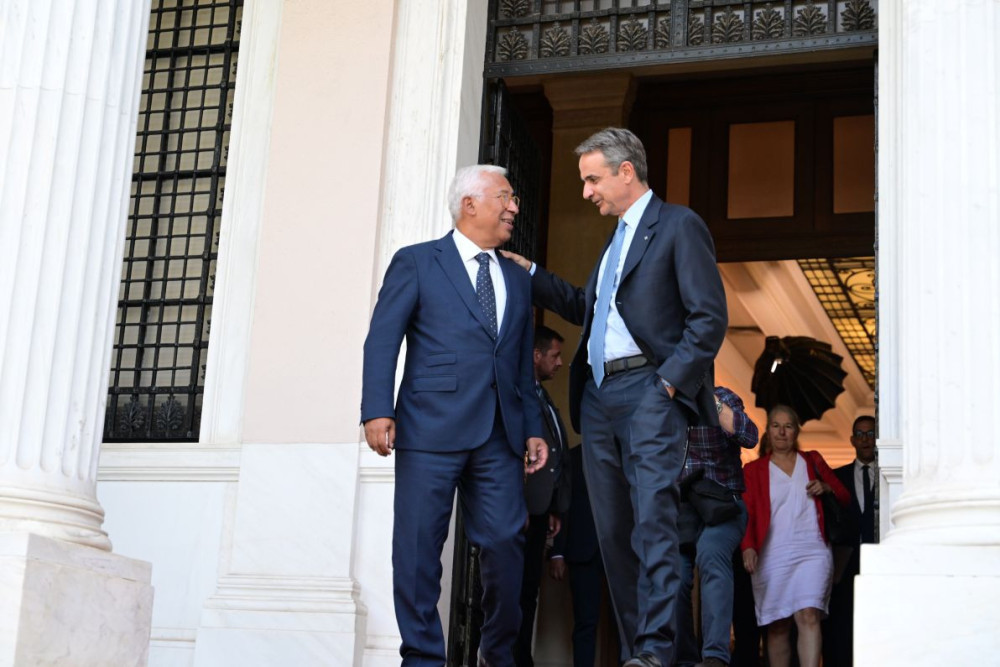 Ο Κυριάκος Μητσοτάκης θα συναντηθεί σήμερα το απόγευμα με τον Αντόνιο Κόστα