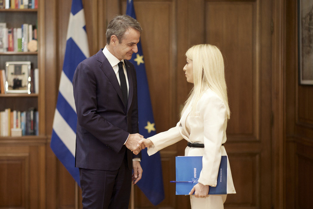 Κυριάκος Μητσοτάκης στην Αννίτα Δημητρίου: Πιο ισχυροί από ποτέ οι δεσμοί μας (video)