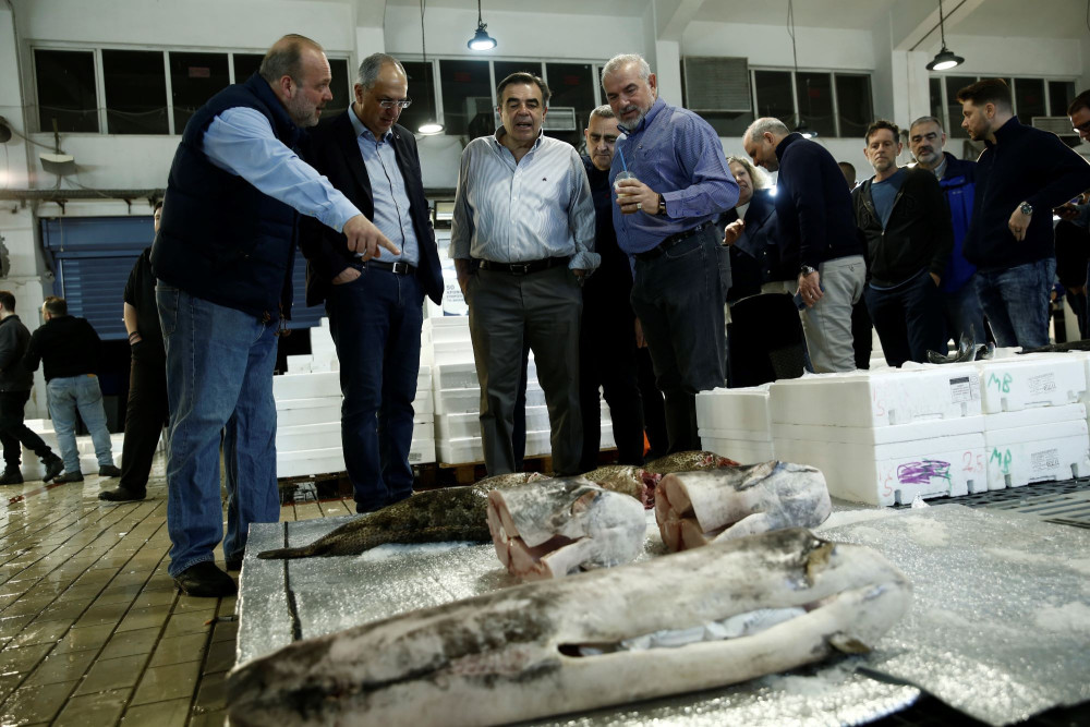 Πρόγραμμα 16 εκατ. για την αλιεία - Τι ανακοίνωσε από την Ιχθυόσκαλα ο Μαργαρίτης Σχοινάς (video)