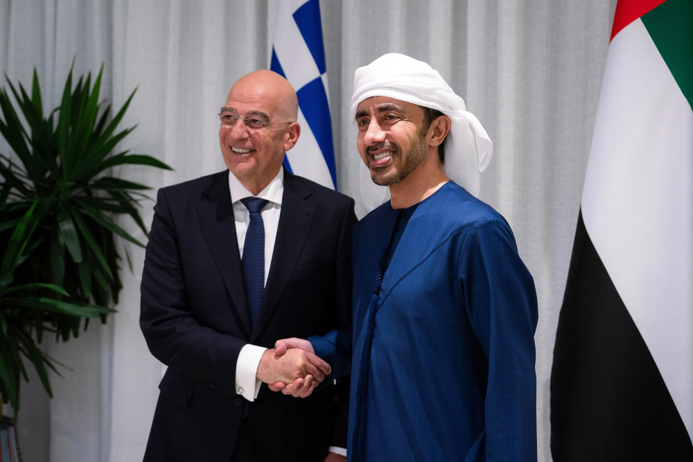 Ο Νίκος Δένδιας θα υποδεχθεί τη Δευτέρα τον υπουργό Επικρατείας των Ηνωμένων Αραβικών Εμιράτων