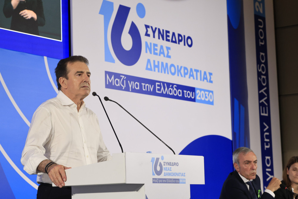 Μιχάλης Χρυσοχοΐδης στο Συνέδριο της ΝΔ: «Βάλαμε απέναντι μαφίες κι όσους θέλουν να αλώσουν τους θεσμούς»