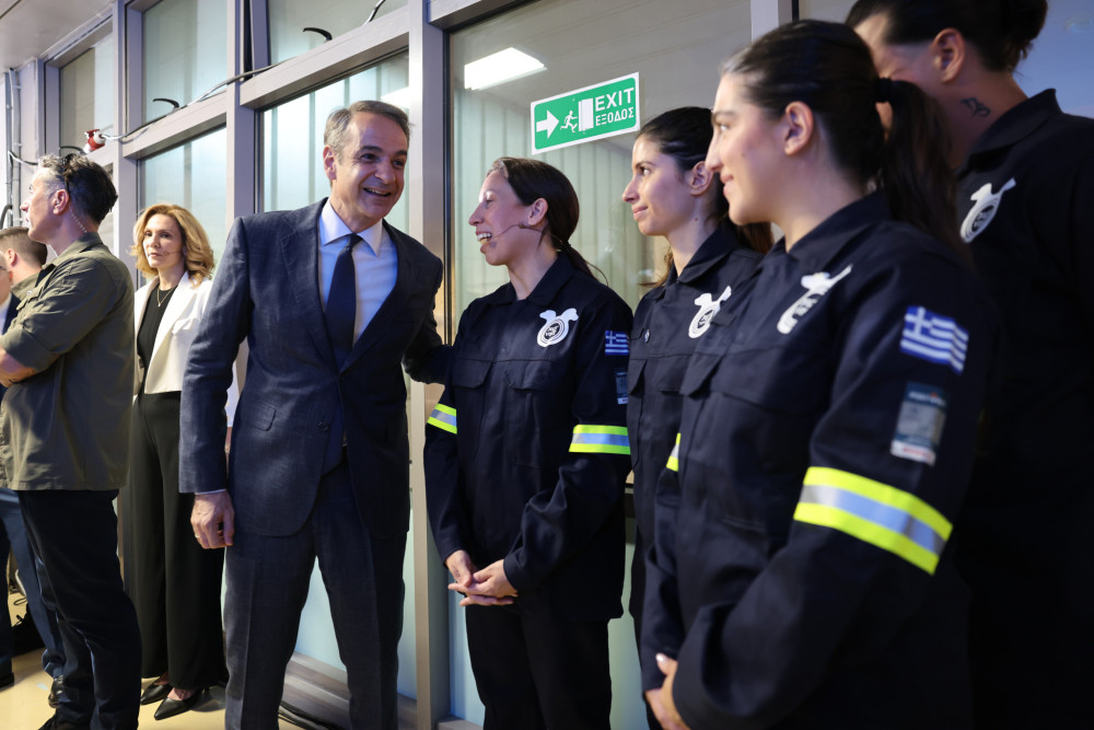 Ο Κυριάκος Μητσοτάκης στην παρουσίαση του Εθνικού Μηχανισμού Προστασίας Ζώων