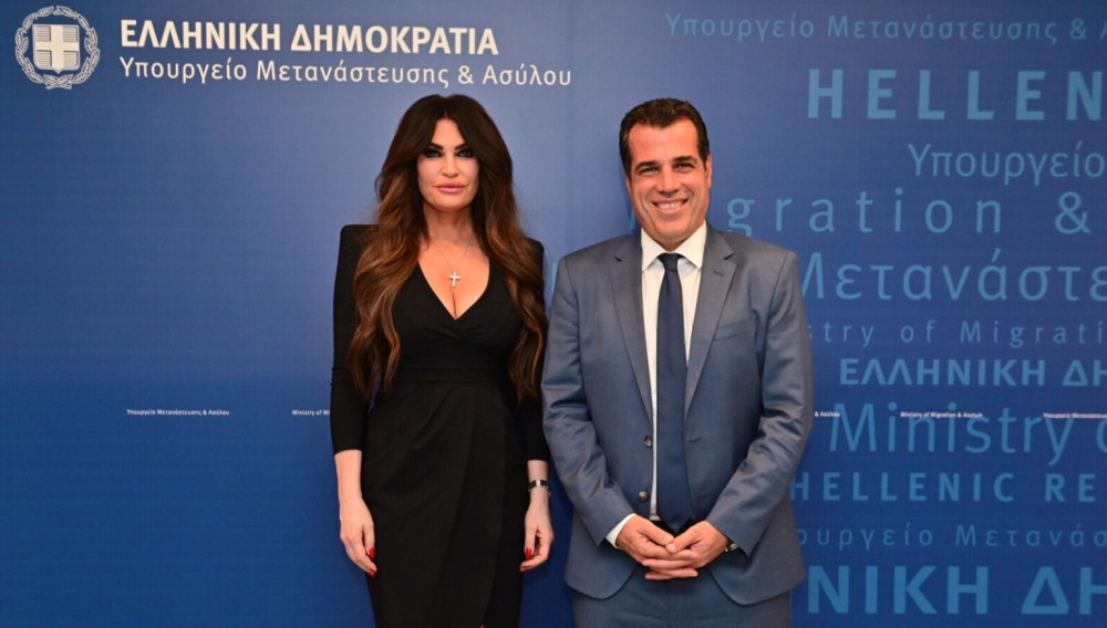 Συνάντηση Θάνου Πλεύρη-Κίμπερλι Γκιλφόιλ: στο επίκεντρο παράνομη μετανάστευση και προστασία των συνόρων