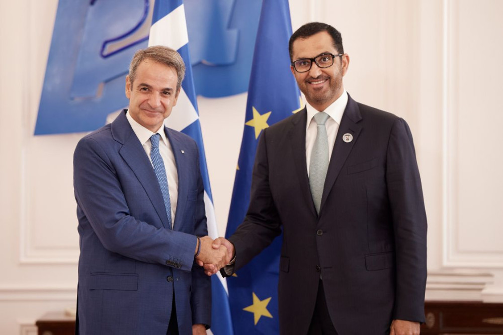 Κυριάκος Μητσοτάκης: συναντήθηκε με τον υπ. Βιομηχανίας των Ηνωμένων Αραβικών Εμιράτων - Τι συζήτησαν