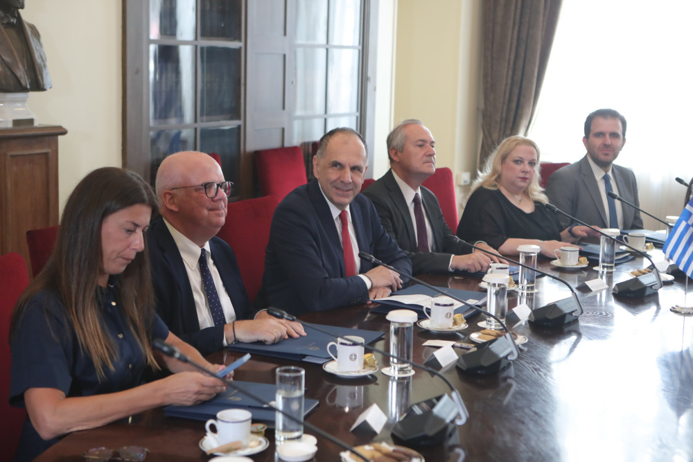 Γιώργος Γεραπετρίτης: Η στρατηγική σχέση Ελλάδας-ΗΠΑ στο επίκεντρο της συνάντησης με Γουίκερ