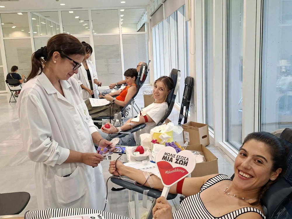 ΕΚΕΑ: το καλοκαίρι η προσφορά αίματος συνεχίζεται, εθελοντική αιμοδοσία στο Σεράφειο