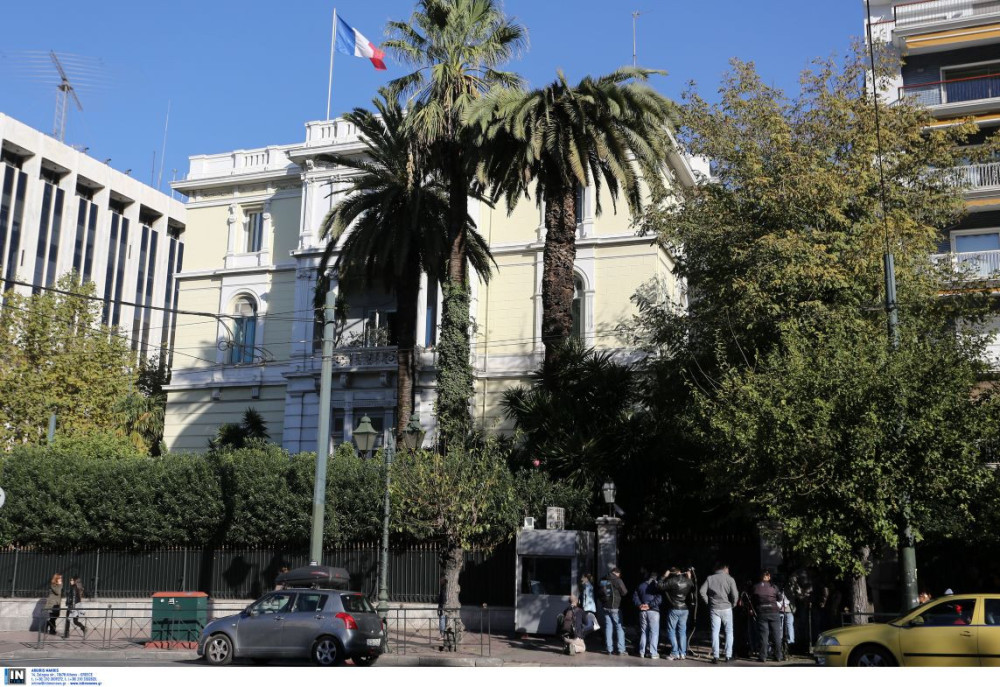 Λήξη συναγερμού στην πρεσβεία της Γαλλίας – Φάρσα το τηλεφώνημα για βόμβα