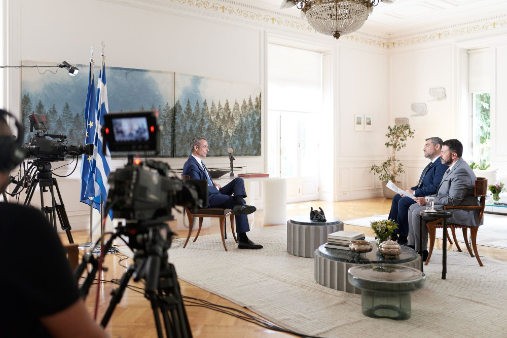 Κυριάκος Μητσοτάκης για τις εξαγγελίες στη ΔΕΘ: Οι πόροι είναι αυτοί. Περιμένω την αντιπολίτευση να πει πως θα τους κατένειμε  (video)
