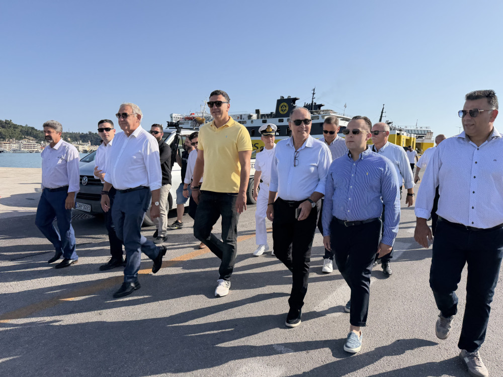 Κικίλιας από Ζάκυνθο: Στο νησί υλοποιούνται ξανά λιμενικά έργα για πρώτη φορά μετά το 1999