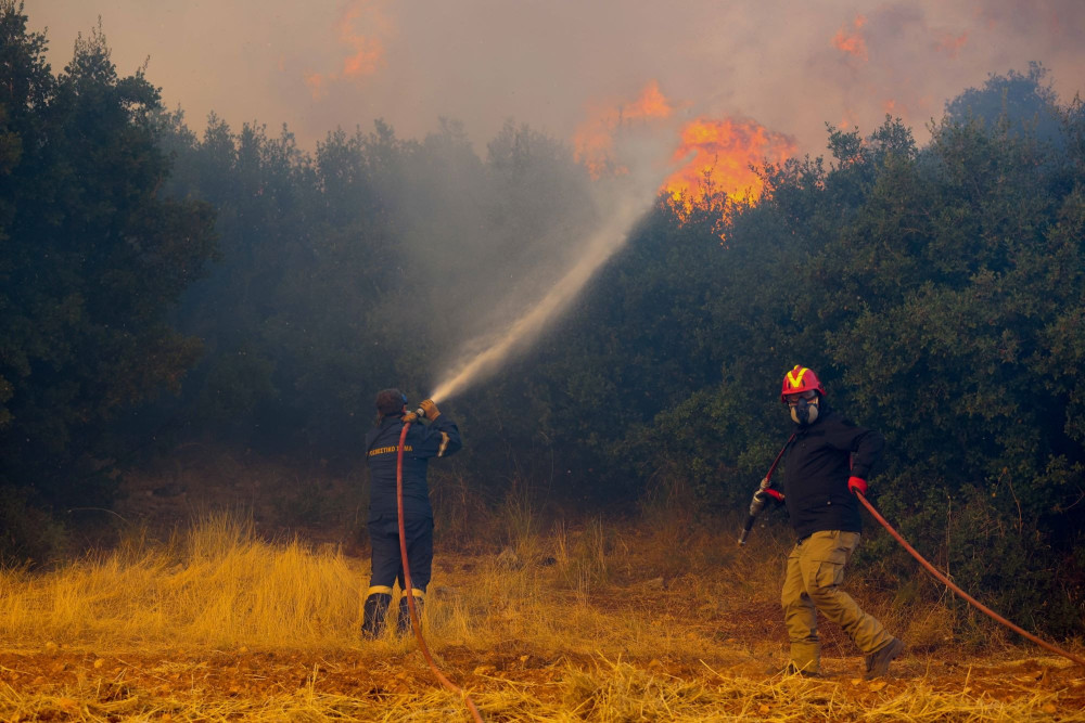 Φωτιά στη Φλώρινα: ενισχύθηκαν οι δυνάμεις στην Κρυσταλλοπηγή - Μήνυμα 112