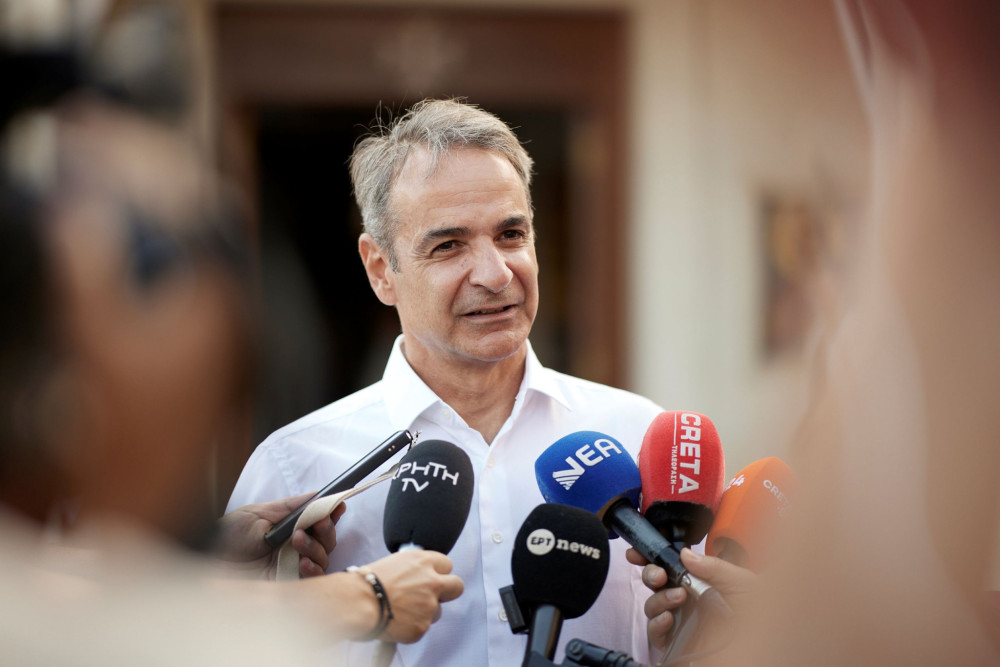 Κυριάκος Μητσοτάκης από τα Χανιά: Η σκέψη μας σε αυτούς που δίνουν τον αγώνα απέναντι στις πυρκαγιές (video)