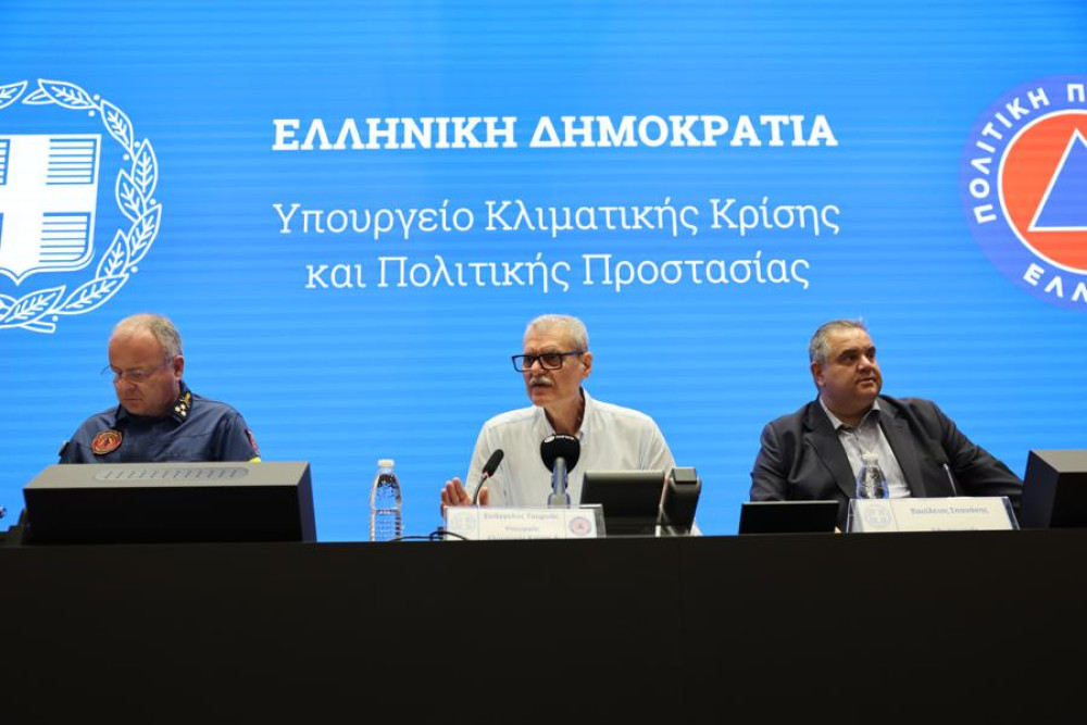 Συνεδρίασε η Επιτροπή Εκτίμησης Κινδύνου για τις υψηλές θερμοκρασίες και την ενίσχυση των ανέμων