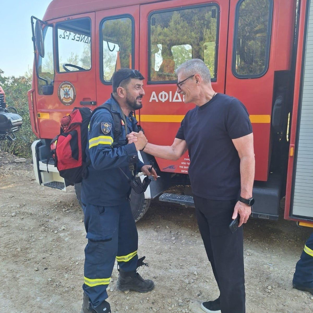 Στο Μαρκόπουλο ο Τουρνάς - Χωρίς ενεργό μέτωπο η φωτιά