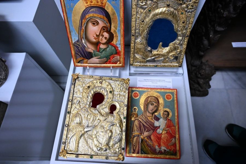 Φωτογραφίες από τα 48 κειμήλια που γύρισαν στην Ελλάδα από τη Βουλγαρία