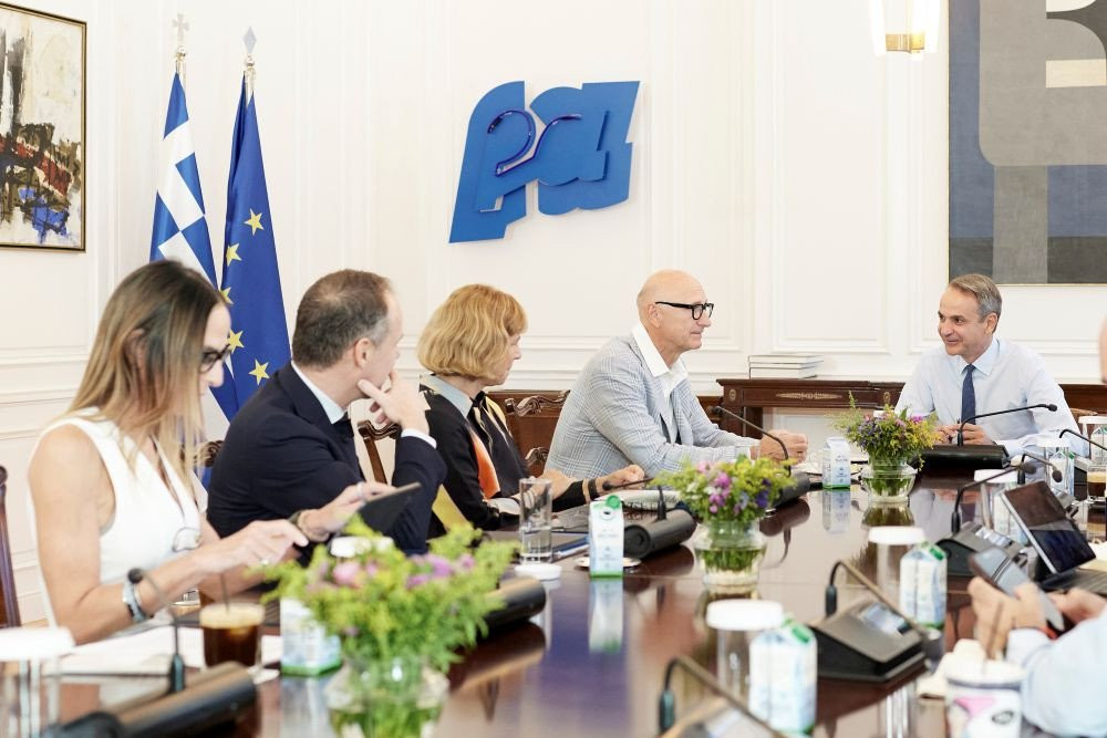 Συνάντηση Κυριάκου Μητσοτάκη με τον Διευθύνοντα Σύμβουλο Telekom: Επενδύσεις 600 εκατ. ευρώ ετησίως στην Ελλάδα