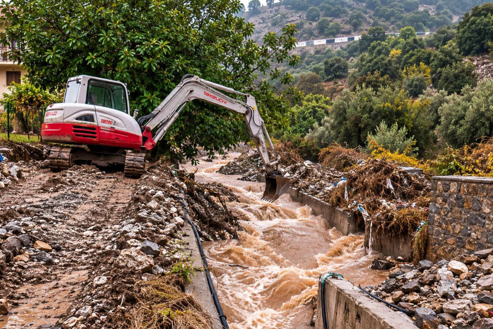 Συνεχίζονται οι ισχυρές βροχοπτώσεις στην Κρήτη: μεγάλες καταστροφές στις καλλιέργειες - Δεκάδες χωριά χωρίς ρεύμα