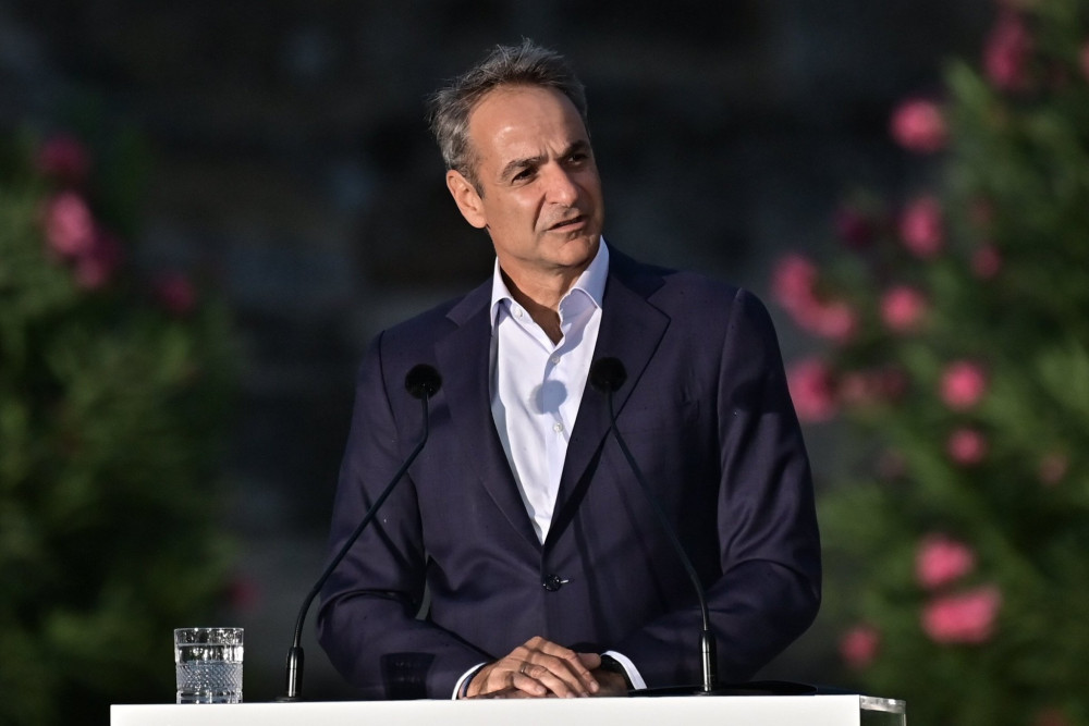 Ο Κυριάκος Μητσοτάκης στα εγκαίνια των έργων αναβάθμισης υποδομών στον αρχαιολογικό χώρο του Κεραμεικού