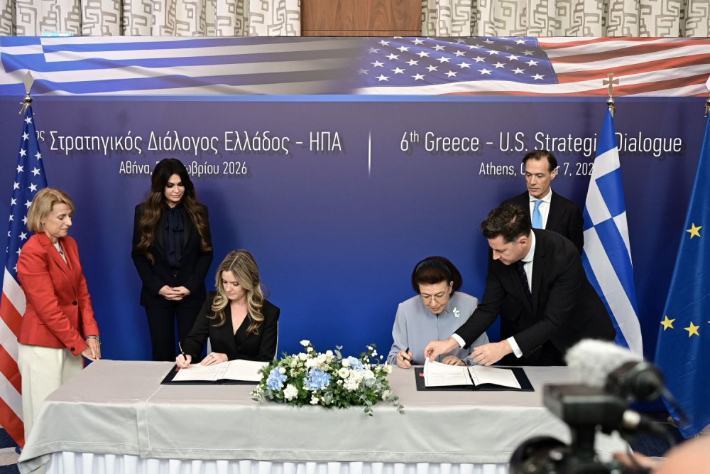 Λίνα Μενδώνη: Η Ελλάδα και οι Ηνωμένες Πολιτείες είναι στρατηγικοί σύμμαχοι και εταίροι
