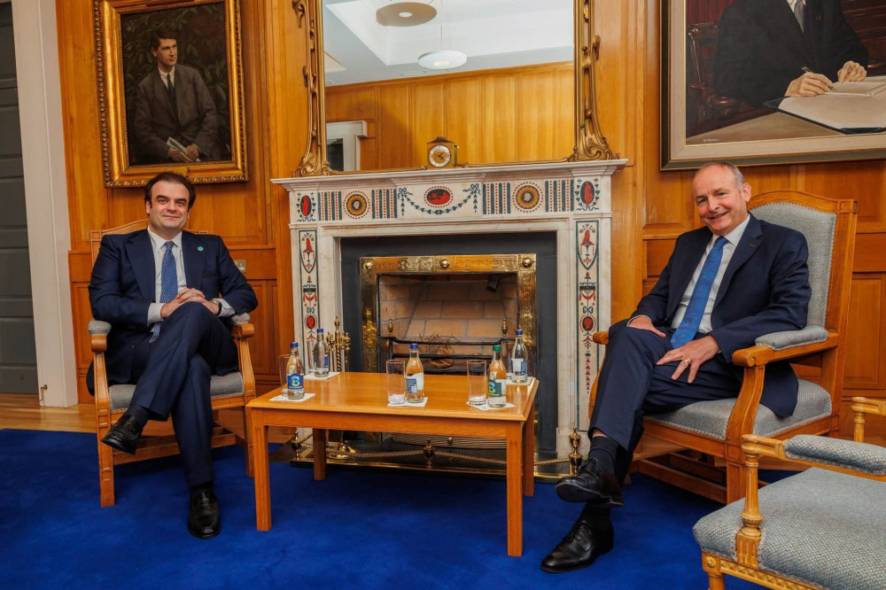 Κυριάκος Πιερρακάκης: Συνάντηση με τον πρωθυπουργό της Ιρλανδίας