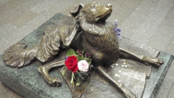 «Συμπόνια», ένα άγαλμα για ένα σκυλάκι στο μετρό της Μόσχας