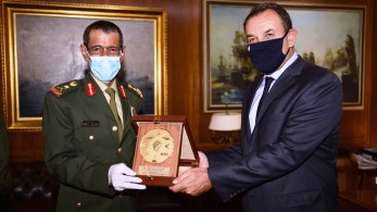 Συνάντηση Παναγιωτόπουλου με τον Αρχηγό του Γενικού Επιτελείου Ενόπλων Δυνάμεων ΗΑΕ