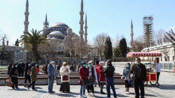 Διαδηλωτές στην Κωνσταντινούπολη διαμαρτύρονται κατά της δημοσίευσης σκίτσων του Μωάμεθ από το Charlie Hebdo