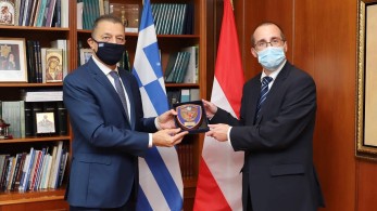 Συνάντηση Στεφανή με τον Διευθυντή Αμυντικής Πολιτικής του ΥΠΑΜ Αυστρίας