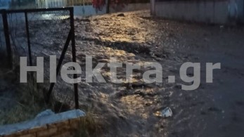 Ιανός: Πλημμύρισαν τα Λουτρά Ωραίας Ελένης στην Κορινθία