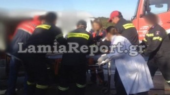Λαμία: Ένας νεκρός και δύο τραυματίες μετά από τροχαίο