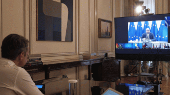 Τηλεδιάσκεψη Μητσοτάκη με Μέρκελ και Μισέλ για Τουρκία