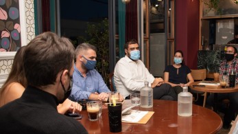 Συνάντηση του προέδρου της ΟΝΝΕΔ με νέους δασκάλους και καθηγητές