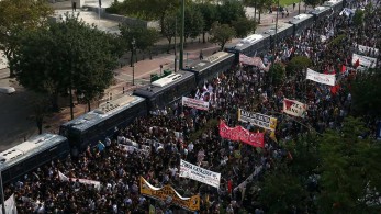 Δίκη Χρυσής Αυγής: Περίπου 15.000 άτομα στη συγκέντρωση στο Εφετείο