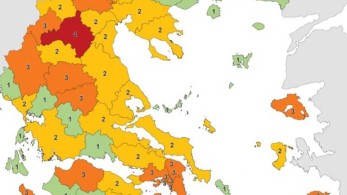 Κορωνοϊός: O νέος χάρτης με τα επιδημιολογικά φορτία στην Ελλάδα