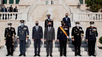 Ο Παναγιωτόπουλος παρέστη στον εορτασμό του Πολεμικού Ναυτικού