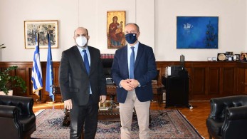 Στη Θεσσαλονίκη ο Μπίνης: «Βρισκόμαστε δίπλα στους πολίτες»