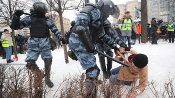 Ρωσία: Πάνω από 3.300 ανέρχονται οι διαδηλωτές που συνελήφθησαν