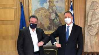 Συνάντηση Λιβανού – Αραχωβίτη – Κρίτωνα: Στο επίκεντρο το ταμείο Ανάκαμψης