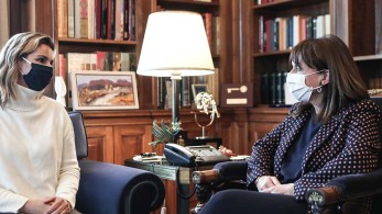 Στο Προεδρικό Μέγαρο η Σοφία Μπεκατώρου