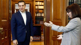 Τσίπρας στο προεδρικό για λίγα λεπτά… δημοσιότητας