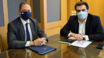Συνάντηση Λιβανού – Πιερρακάκη για τον ψηφιακό μετασχηματισμό του πρωτογενούς τομέα