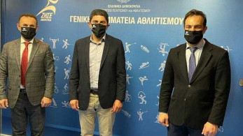 Συνάντηση Αυγενάκη με τους αντιπεριφερειάρχες Δράμας και Ροδόπης για την αναβάθμιση αθλητικών εγκαταστάσεων