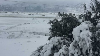 Στην Κρήτη η “Μήδεια”-Έντονη χιονόπτωση στο Λασίθι
