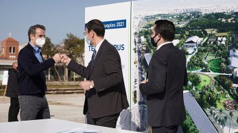 Μητσοτάκης στους Αγίους Αναργύρους: Πάρκο τεχνολογίας το παλιό αμαξοστάσιο του ΟΣΕ