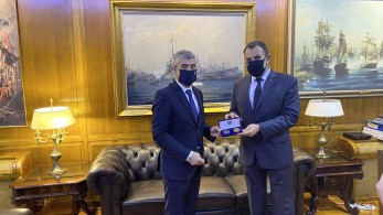 Συνάντηση Παναγιωτόπουλου – Αγοραστού για την προμήθεια μεταλλικών συναρμολογούμενων γεφυρών