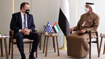 Συνάντηση Παναγιωτόπουλου με τον διάδοχο πρίγκιπα του Αμπού Ντάμπι