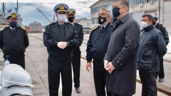 Επίσκεψη ΥΦΕΘΑ Αλκιβιάδη Στεφανή στον Ναύσταθμο Σαλαμίνας