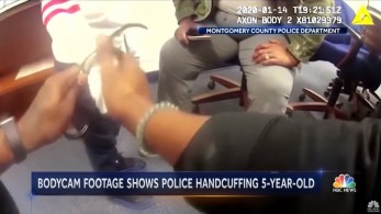 ΗΠΑ : Χειροπέδες σε 5χρονο για κοπάνα! (vid)