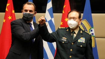 Συνάντηση ΥΕΘΑ Ν. Παναγιωτόπουλου με τον ΥΠΑΜ Λ.Δ. Κίνας Γουέι Φένγκε